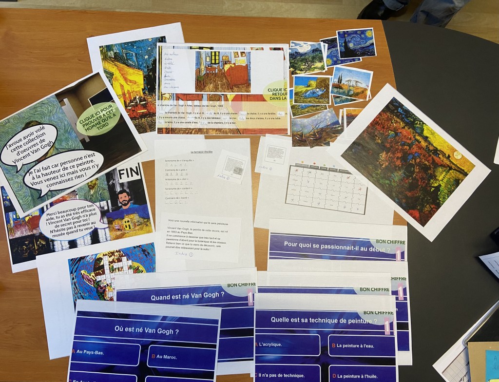 Atelier Escape Game « À la découverte de Van Gogh&nbsp;»