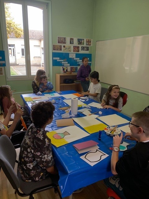 Ateliers « les tournesols de Van Gogh » dans nos&nbsp;locaux