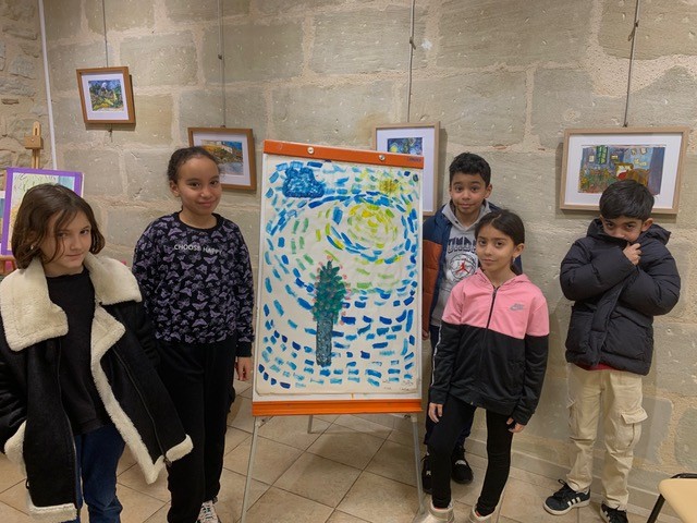 Sortie exposition Yvette BOURBON « À la façon de Van Gogh » Miramont de&nbsp;Guyenne